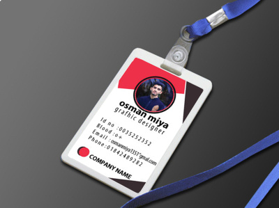 Construction Company Id Card
